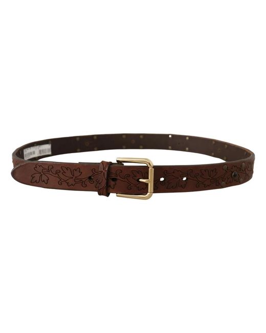 Dolce & Gabbana Brown Belts