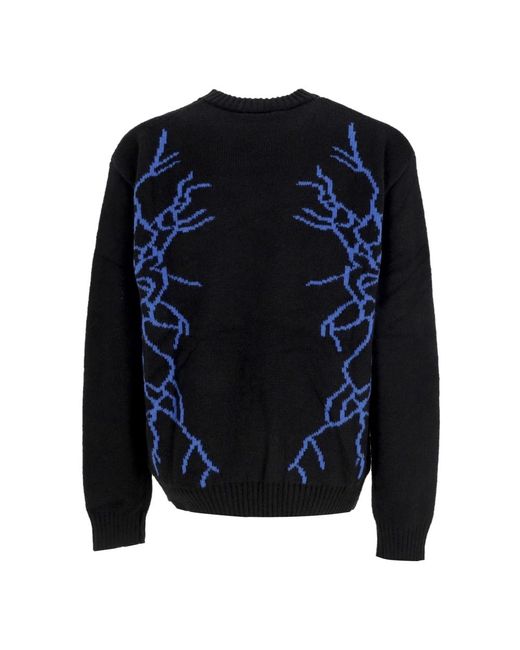 PHOBIA ARCHIVE Blue Round-Neck Knitwear for men
