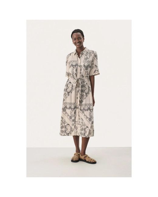 Part Two Natural Shirt Dresses