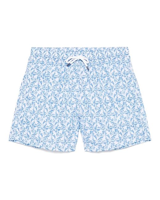 Fedeli Blue Beachwear for men