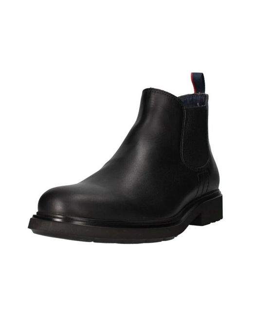 Callaghan Black Chelsea Boots for men