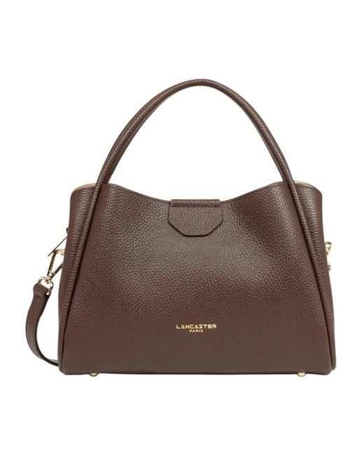Lancaster Brown Ida Double Handbag