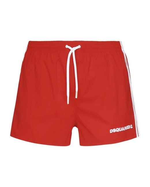DSquared² Red Beachwear for men