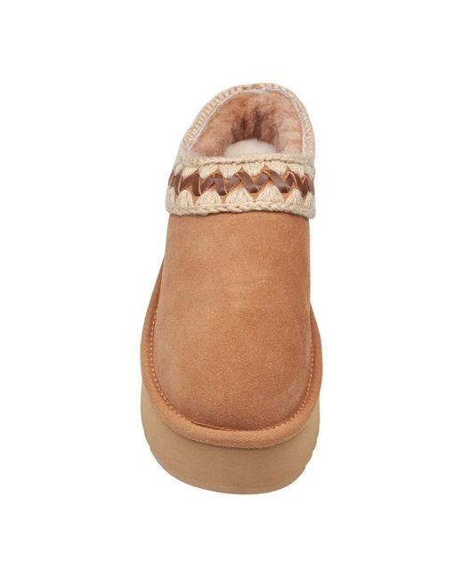 Mou Brown Slippers