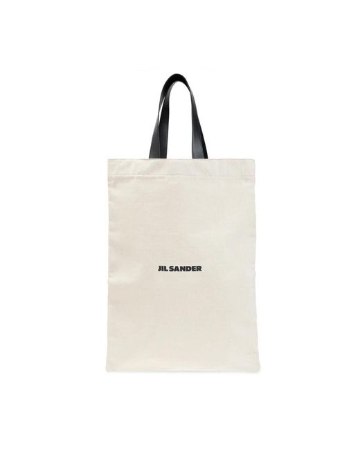 Tote Bags di Jil Sander in Natural