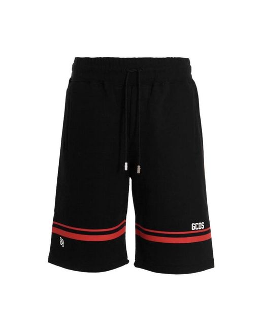 Gcds Black Casual Shorts for men