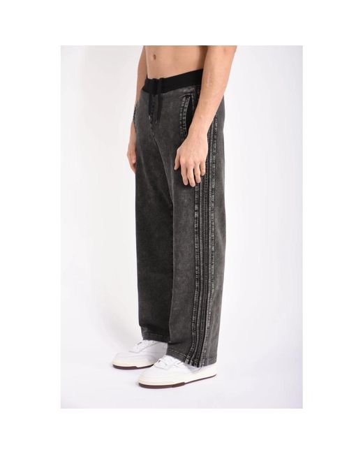 DIESEL Black Sweatpants for men