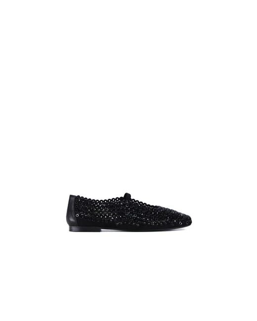 Tosca Blu Black Ballerina Shoes