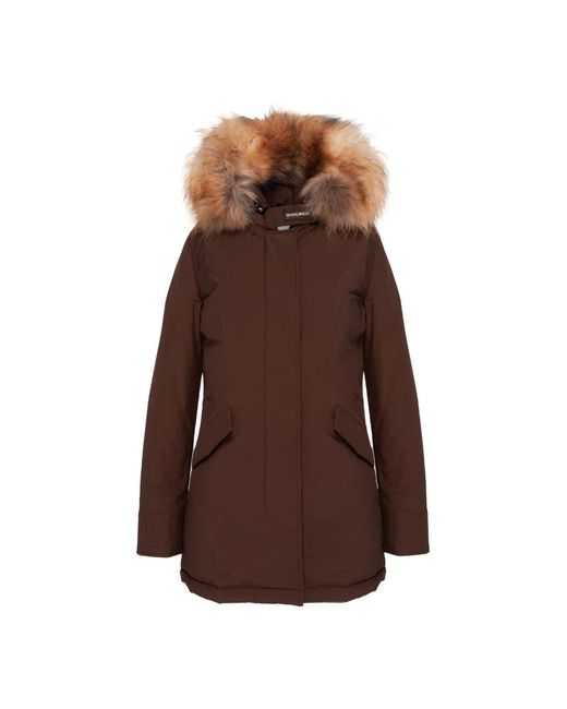 Down Jackets Woolrich de color Brown