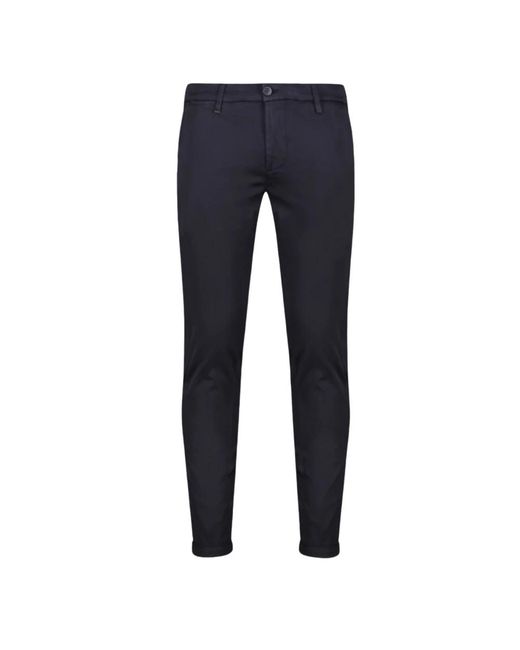 Re-hash Blue Slim-Fit Trousers for men