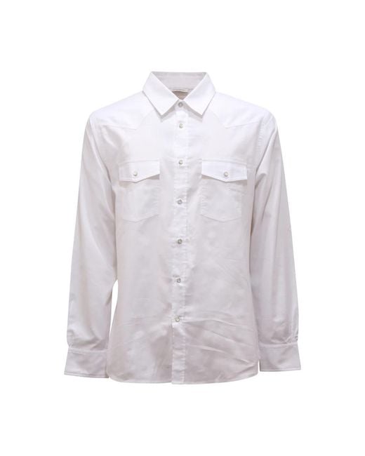 Paolo Pecora White Casual Shirts for men