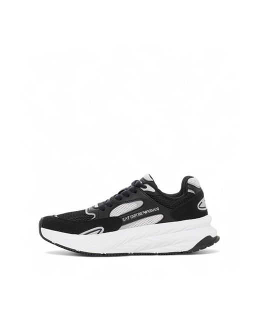 EA7 Black Sneakers for men