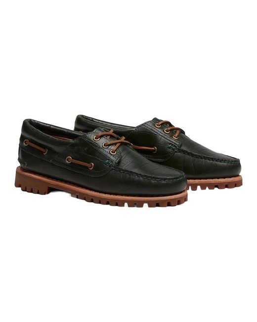 Timberland Black Authentischer Bootsschuh