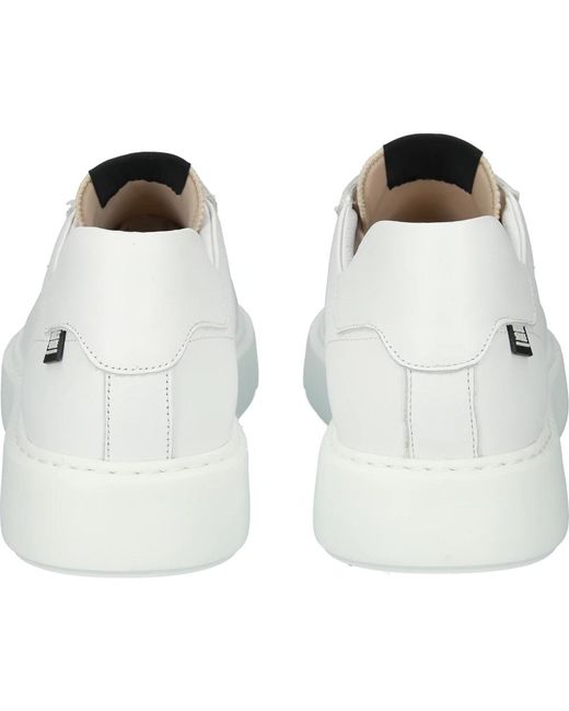 Blackstone Luxuriöser weißer low sneaker in White für Herren