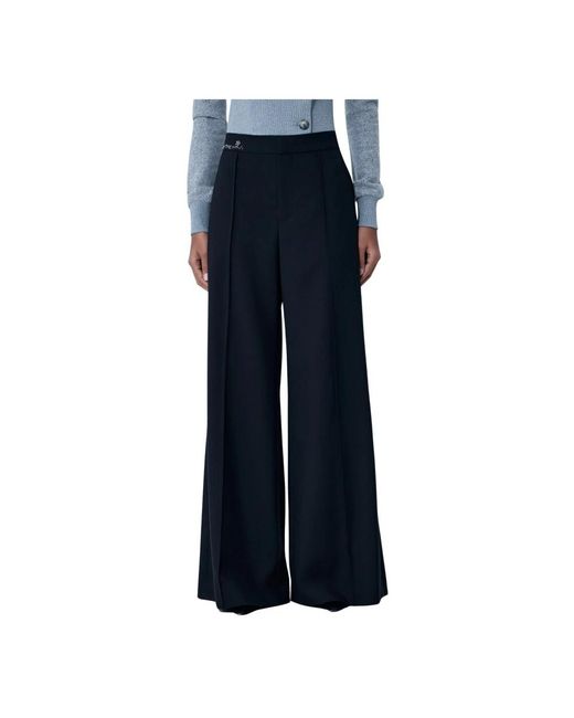Wide Trousers Marni en coloris Blue