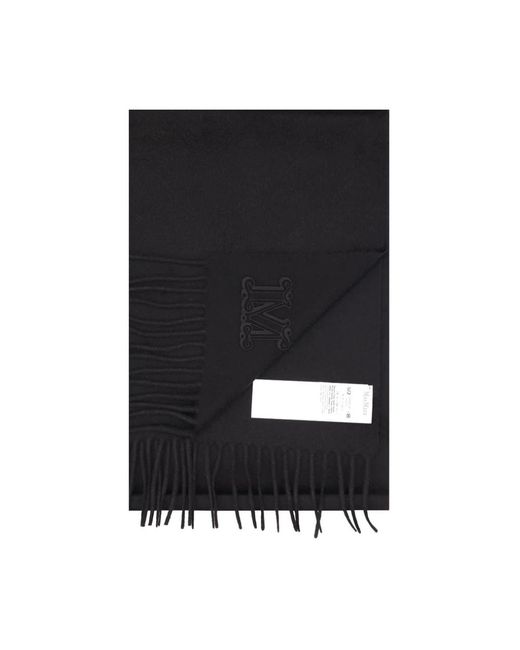 Max Mara Black Winter Scarves