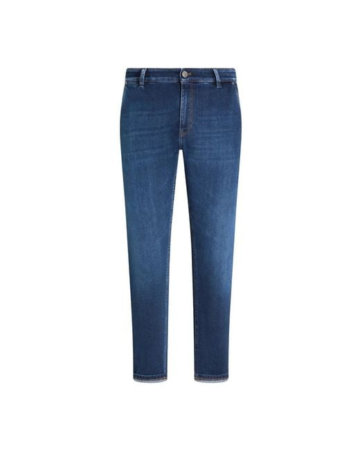 Slim-Fit Jeans PT Torino pour homme en coloris Blue