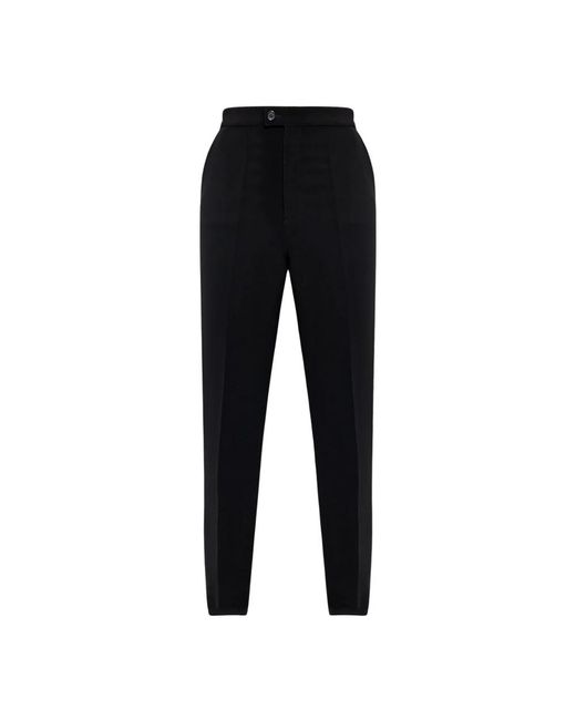 Alexander McQueen Black Slim-Fit Trousers for men