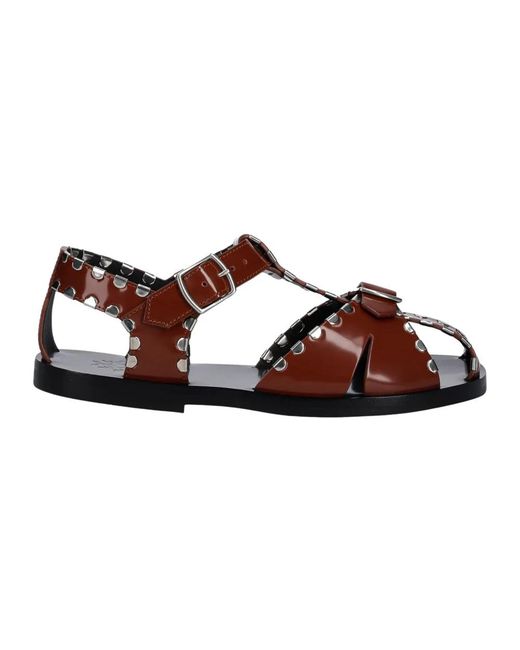 Flat Sandals di Bally in Brown