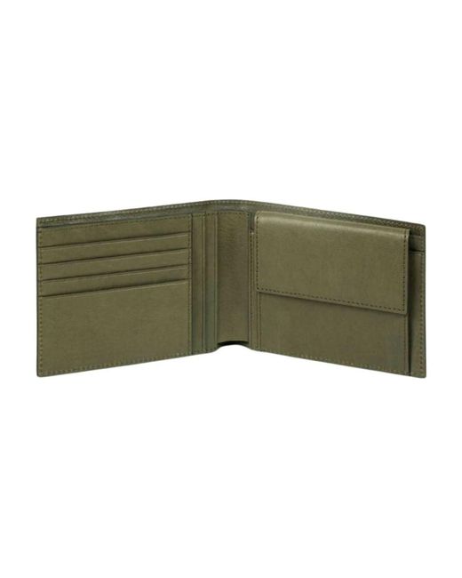 Piquadro Green Wallets & Cardholders