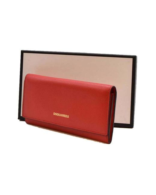 DSquared² Red Wallets & Cardholders