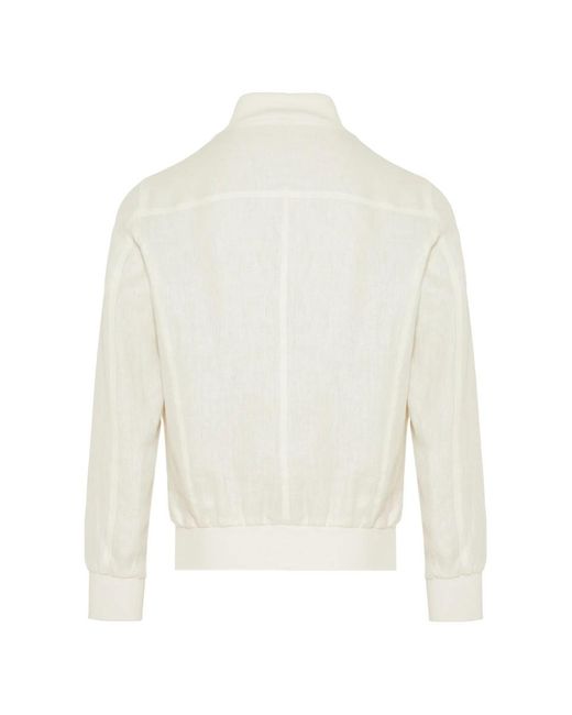 Barba Napoli White Light Jackets for men