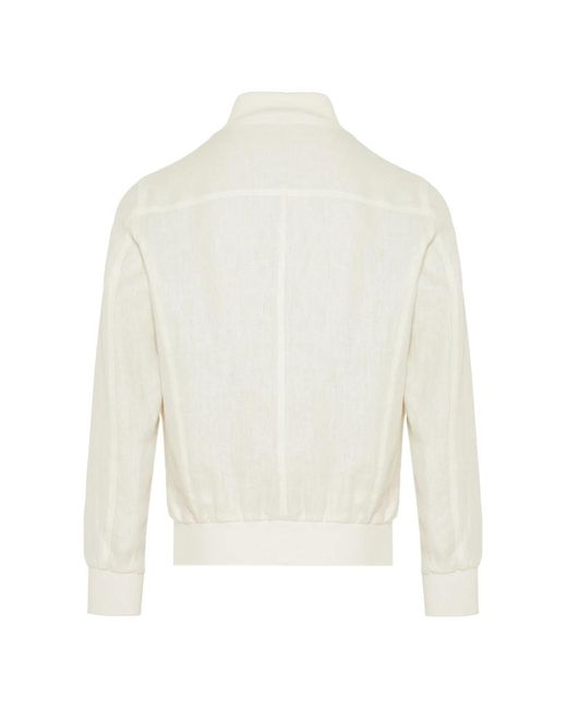 Barba Napoli Light Jackets in het White voor heren