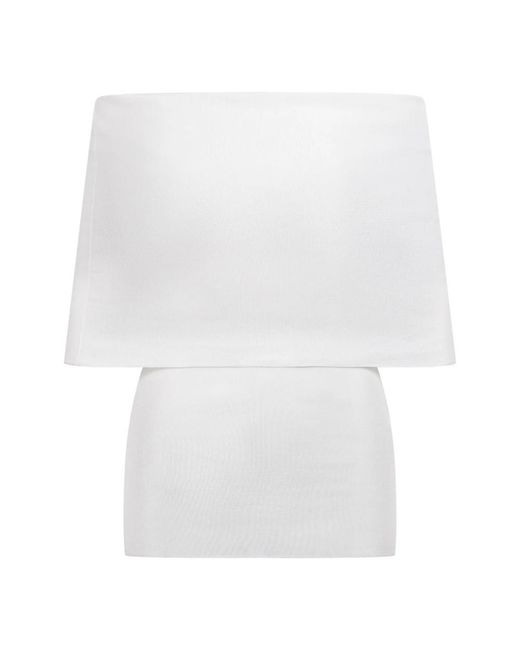 MVP WARDROBE White Sleeveless Tops