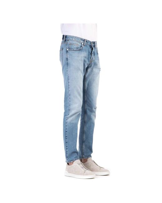 Eleventy Denim jeans mit einzigartiger farbveredelung in Blue für Herren