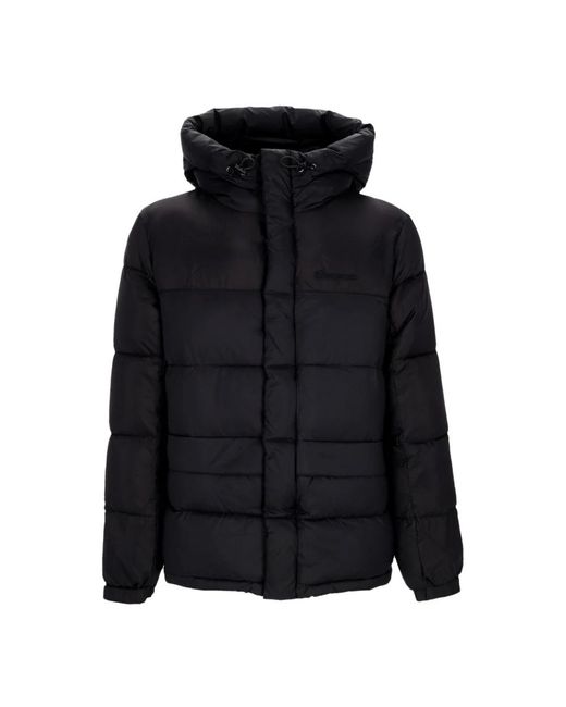 Propaganda Jassen ,Zwart ,Polyester Zwarte Puffer Donsjas Met Capuchon in het Black voor heren