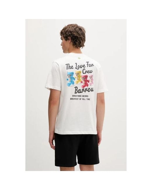 Barrow White T-Shirts for men
