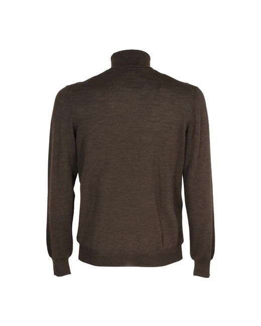 Tagliatore Brown Turtlenecks for men