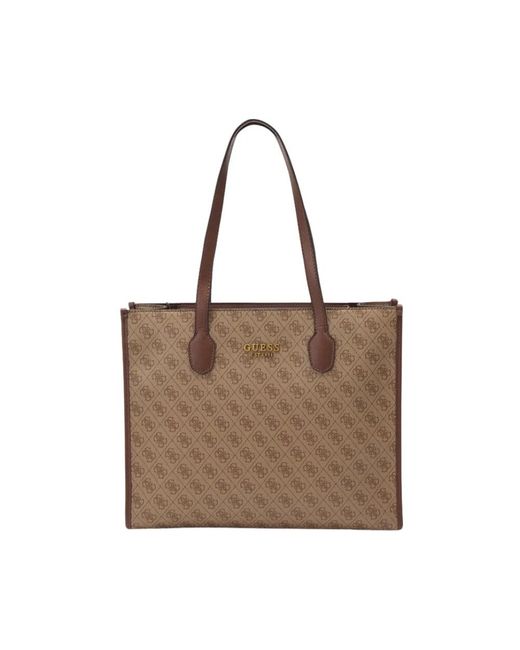 Guess Brown Shopping Bags