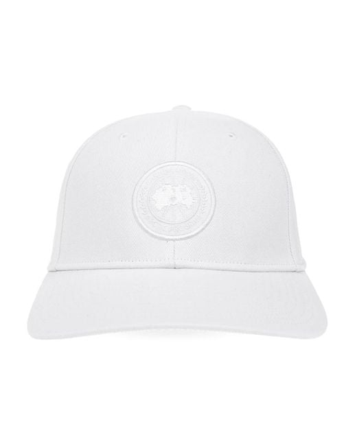 Caps di Canada Goose in White