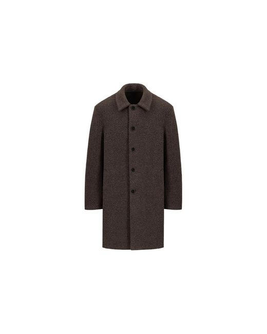 Harris Wharf London Brown Single-Breasted Coats for men