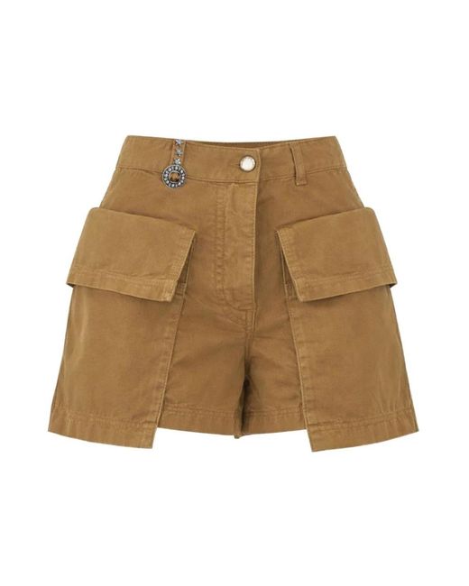 Pinko Natural Short Shorts