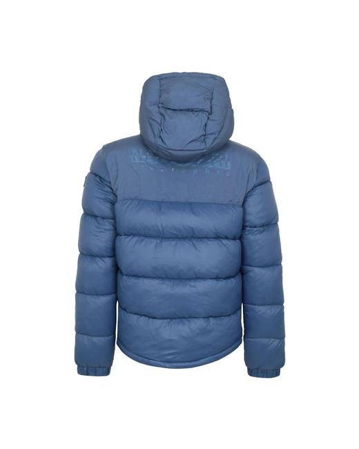 Napapijri Blue Winter Jackets for men