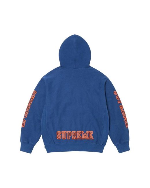 Supreme Blue Hoodies for men