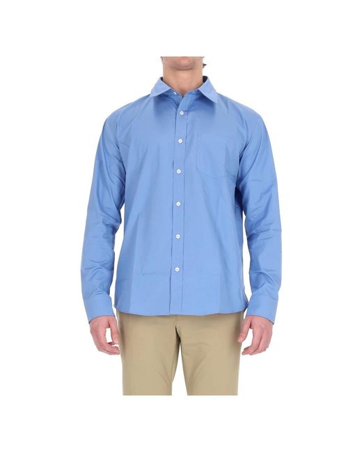 A.P.C. Blue Casual Shirts for men