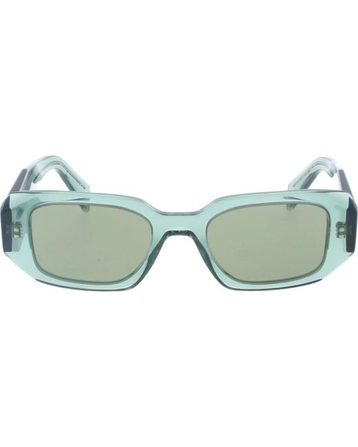 Prada Blue Stilvolle sonnenbrille mit einzigartigem design