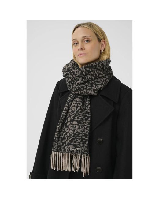 Part Two Black Winter Scarves