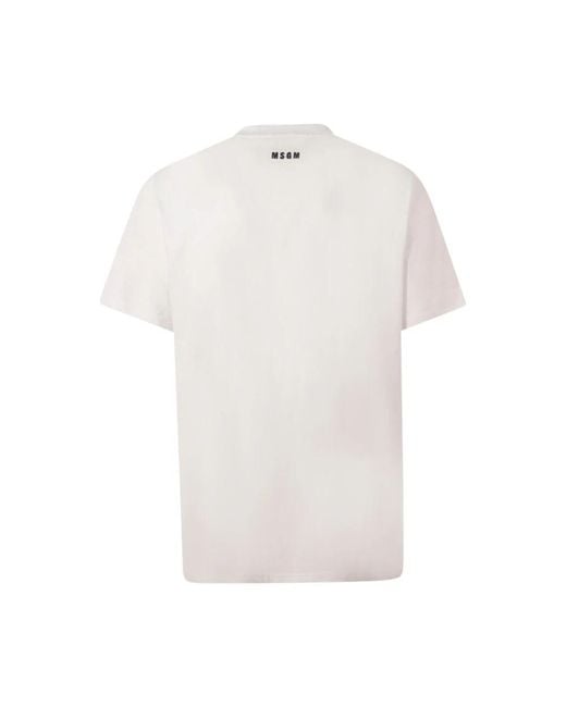 T-Shirts MSGM de hombre de color White