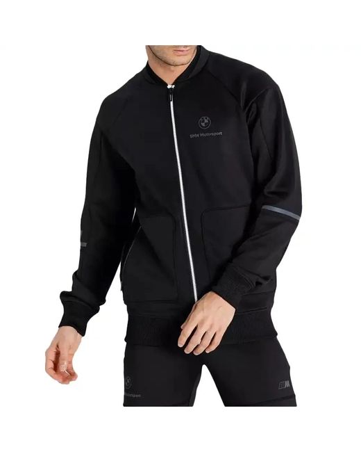 PUMA Jassen ,Zwart ,Spacer Sweat Motorsport Jas in het Gray voor heren