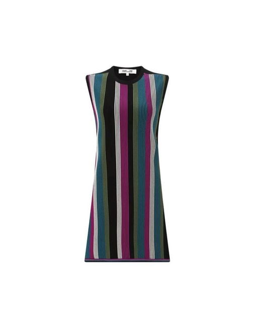 Diane von Furstenberg Blue Short Dresses