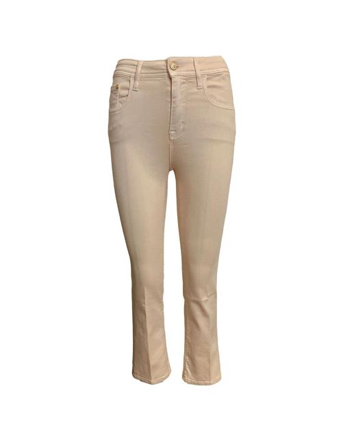 Jacob Cohen Natural Cropped Jeans