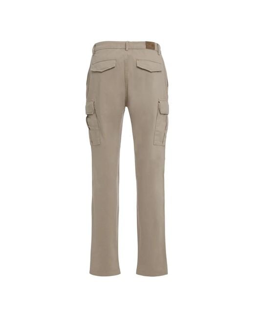 Moorer Gray Straight Trousers for men