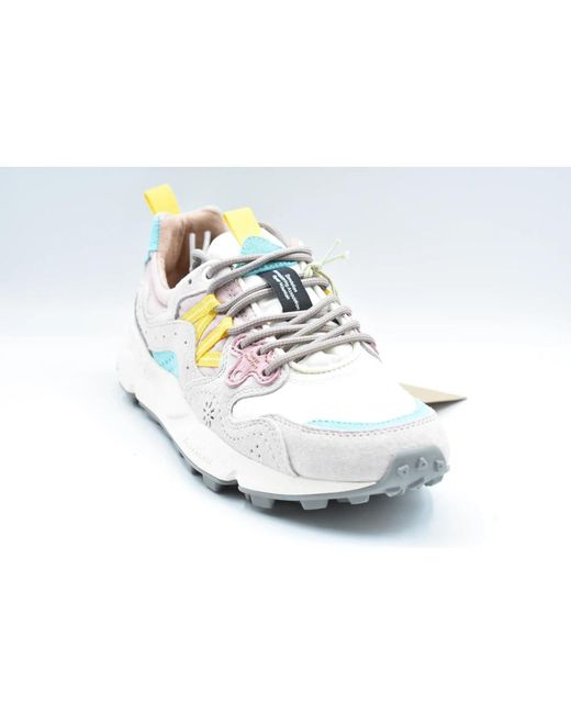 Flower Mountain White Sneakers