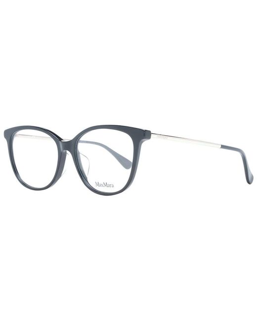 Max Mara Square Optical Frame in het Metallic