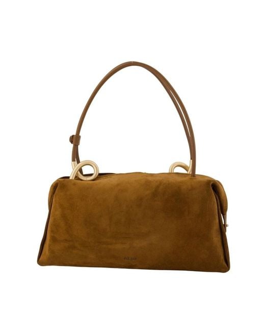 Cult Gaia Brown Shoulder Bags