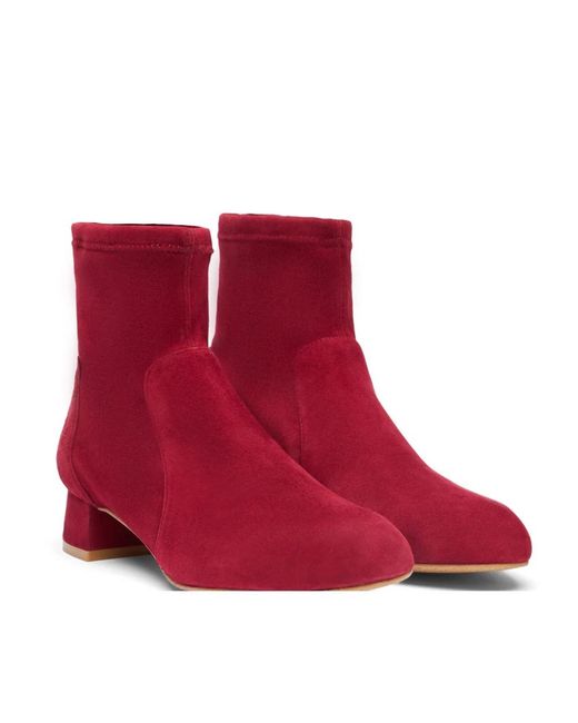 Stuart Weitzman Red Heeled Boots